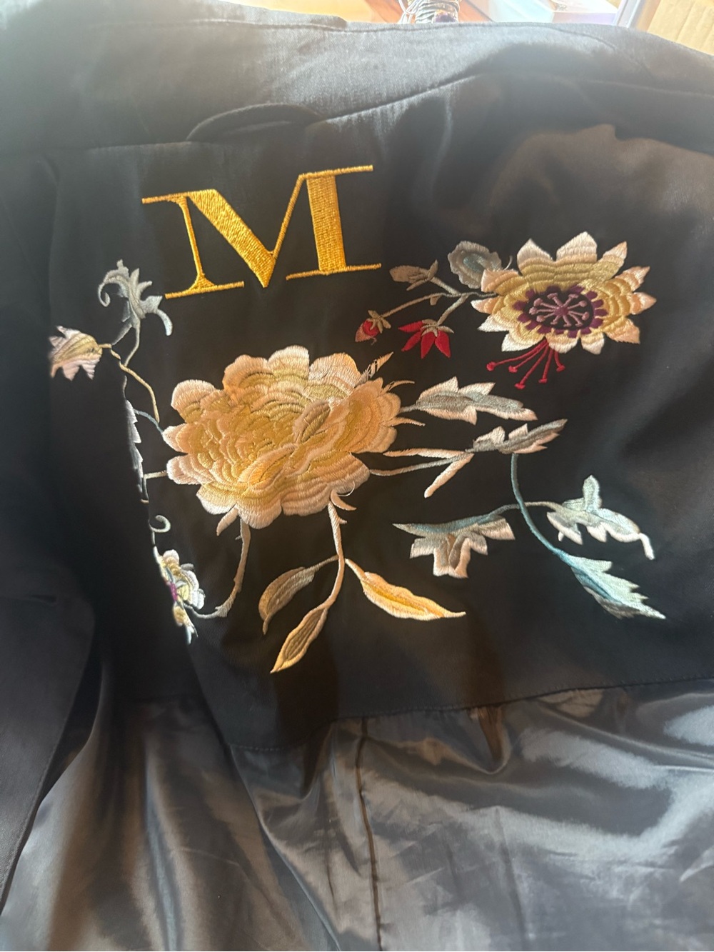 😍Mycrapac Black Women's Zip-Front Double-Breasted Wool Blend Jacket